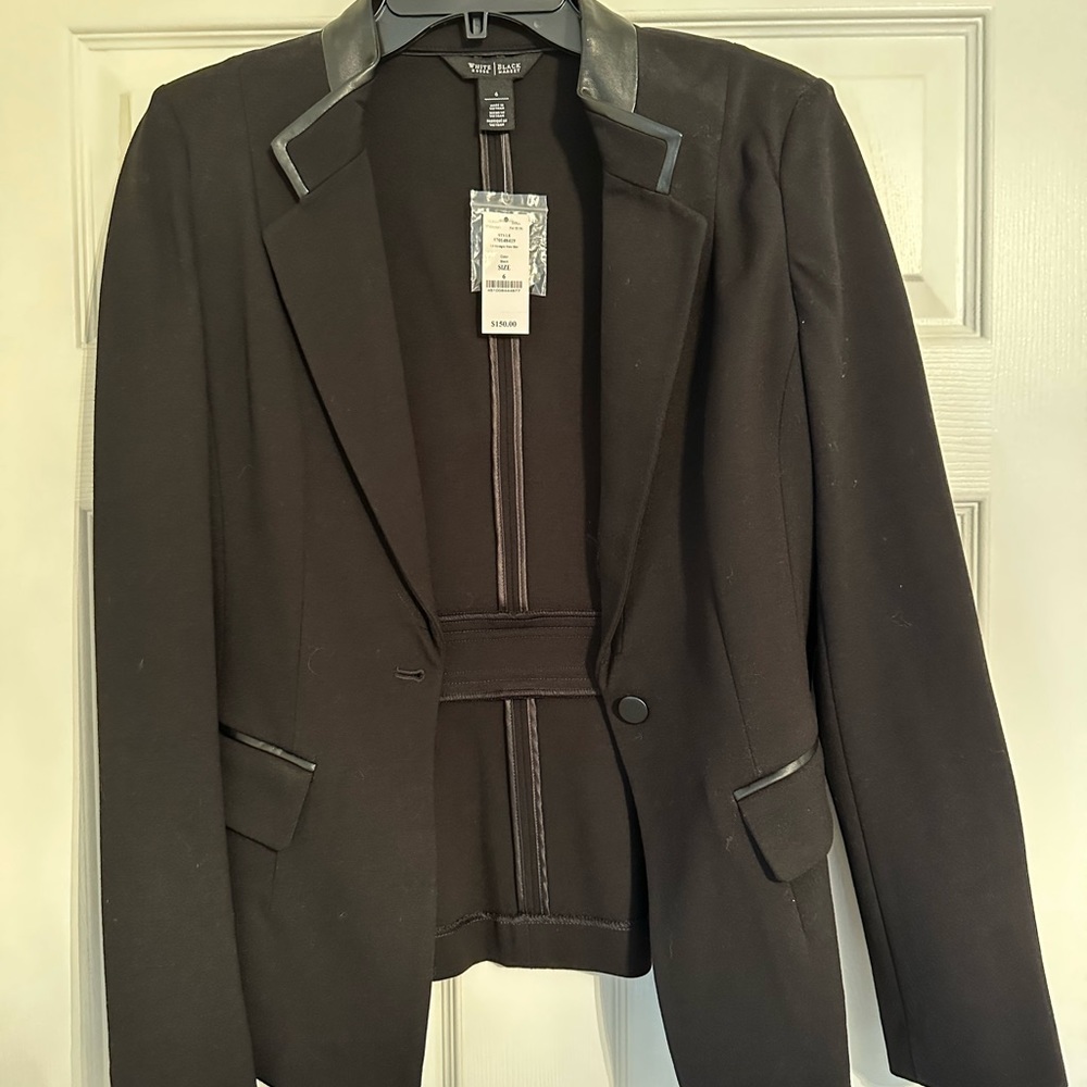 White & Black Womens Blazer - brand new!
